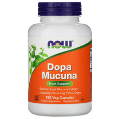 DOPA Mucuna NOW капсулы 180 шт.
