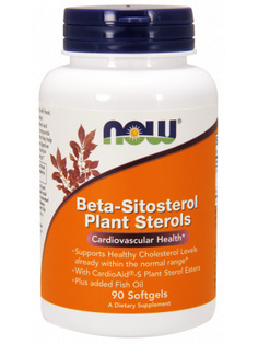 NOW Foods Beta-Sitosterol Plant капсулы 90 шт.