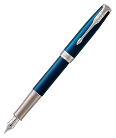 Ручка перьевая Parker Sonnet Core - LaqBlue CT, F, BL