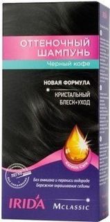 Оттеночный шампунь IRIDA M Classic черный кофе 75 мл