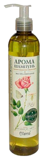 Шампунь Эльфарма «Роза-герань-каритэ» для сухих и нормальных волос