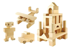 Конструктор деревянный Пелси Строительный набор №2