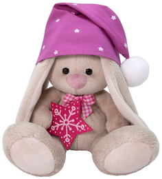 Мягкая игрушка Budi Basa Зайка Ми в сиреневом колпачке 15 см