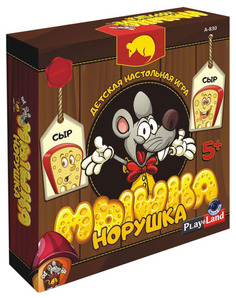 Игра настольная "Мышка Норушка", 24x24x5 см Play Land