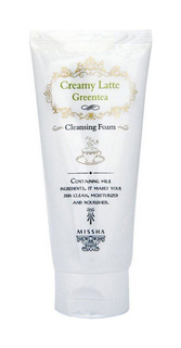 Пенка для умывания Missha Creamy Latte Cleansing Foam Green Tea 172 мл