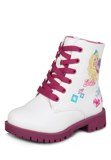 Ботинки детские Barbie, цв.белый р.29