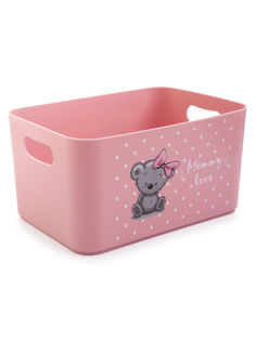 Корзина для детских игрушек Berossi Mommy love нежно-розовый