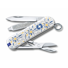Нож-брелок VICTORINOX Classic "Alpine Edelweiss" 0.6223.L2109