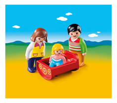Игровой набор PLAYMOBIL 1.2.3.: Родители с люлькой