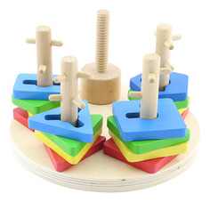 Сортер Мир Деревянных Игрушек Логический круг