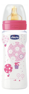 Детская бутылочка Chicco Well-Being Girl 4 мес 330 мл 310205121