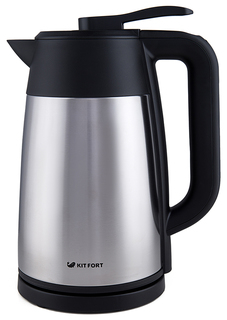 Чайник электрический Kitfort Vacuum Edit KT-620-2 Black/Silver