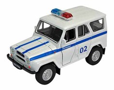 Машинка инерционная Welly 42380PB Модель машины Welly 1:34-39 УАЗ 31514 Полиция