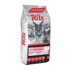 Сухой корм для кошек BLITZ, ягненок, 10кг