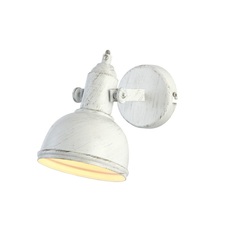 Светильник настенный Arte Lamp A5213AP-1WG бело-золотой