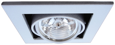 Встраиваемый светильник Arte Lamp Technika A5930PL-1SI Серебряный
