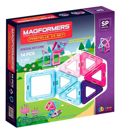 Конструктор Magformers магнитный Pastelle 14 деталей