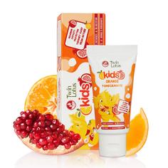 Зубная паста детская Twin Lotus Orange&pomegranate (Апельсин И Гранат) 50Мл