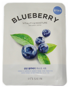 Маска для лица Its Skin The Fresh Blueberry Mask Sheet 21 г