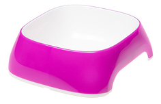 Одинарная миска для кошек Ferplast, пластик, фиолетовый, 0.4 л