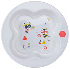 Тарелка Bebe Confort Sport в форме клевера Белый