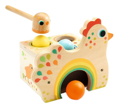 Деревянная игрушка для малышей Djeco Курочка