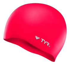 Шапочка для плавания TYR Wrinkle Free Silicone Cap 610 red