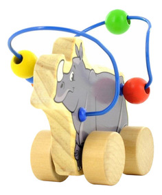 Каталка детская Мир Деревянных Игрушек Носорог