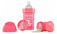 Детская бутылочка Twistshake Антиколиковая 180 мл персиковая