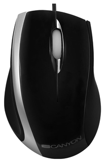 Проводная мышка CANYON CNR-MSO01NS Silver/Black