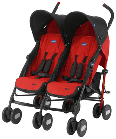 Коляска для двойни и погодок Chicco Echo Twin Garnet