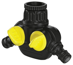 Разветвитель для полива на 2 канала Karcher 2.645-199.0 1/2"-3/4"