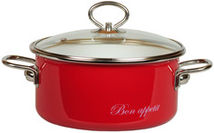 Кастрюля Vitross 8SB165S вишневый 1.5л