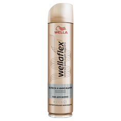 Лак для волос Wella Wellaflex Блеск и суперсильная фиксация, 250мл