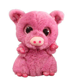 Мягкая игрушка Свинка розовая, 15 см A Btoys