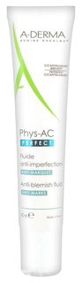 Крем для лица A-Derma Phys-AC PERFECT Флюид п/дефектов кожи, склонной к акне