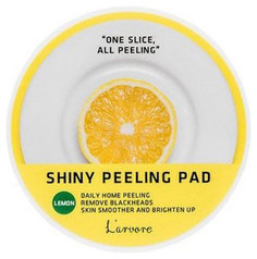 Спонж для умывания L’arvore Lemon Shiny Peeling Pad 70 шт