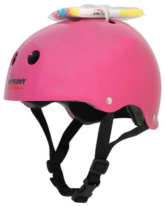 Шлем защитный с фломастерами Wipeout Neon Pink (L 8+)