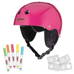 Зимний защитный шлем с фломастерами Wipeout Neon Pink (8+)