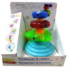 Развивающая игрушка Lalaboom Пирамида с аксессуарами BL630