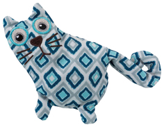 Мягкая игрушка для кошек TRIXIE Cat плюш, синий, 15 см
