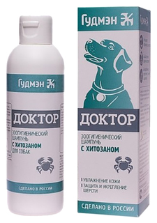 Шампунь для собак ГудМэн Доктор с хитозаном, 200 мл