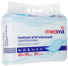 Пеленки впитывающие Medmil 60x90 см Оптима 30 шт.