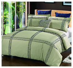 Комплект постельного белья Mioletto сатин люкс с вышивкой двуспальный