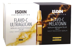 Набор косметики для лица ISDIN Flavo-C Melatonin + Ultraglican