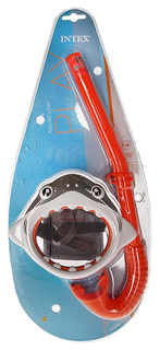 Маска для плавания Intex Акула grey