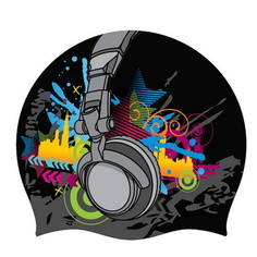 Шапочка для плавания Larsen SC100 Headphones headphone