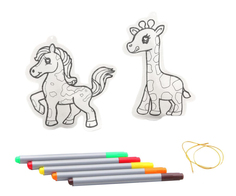 Набор для творчества Bondibon ёлочные украшения (жираф, лошадка)