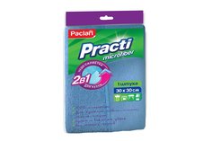 Салфетка для уборки Paclan Practi Microfiber 2в1 для кухни 30x30 см