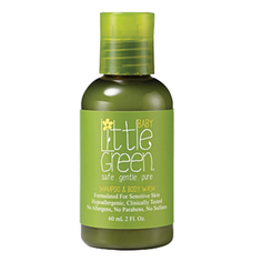 Шампунь и гель для тела Little Green Без слез 60 мл